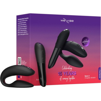 Набор вибраторов для пар WE-VIBE 15 YEAR ANNIVERSARY COLLECTION: Tango X + Sync 2